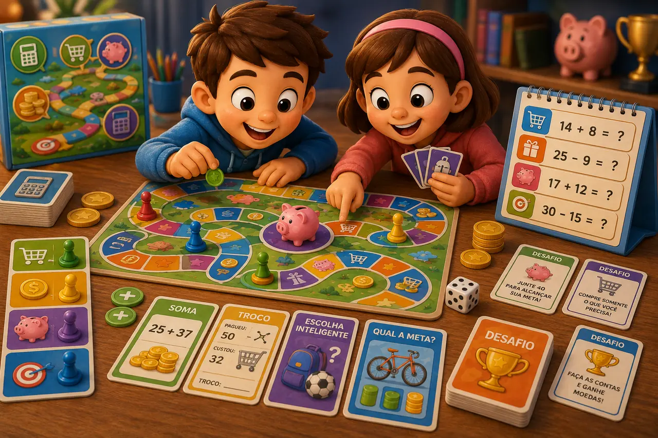 Jogos matemáticos financeiros para educação física escolar